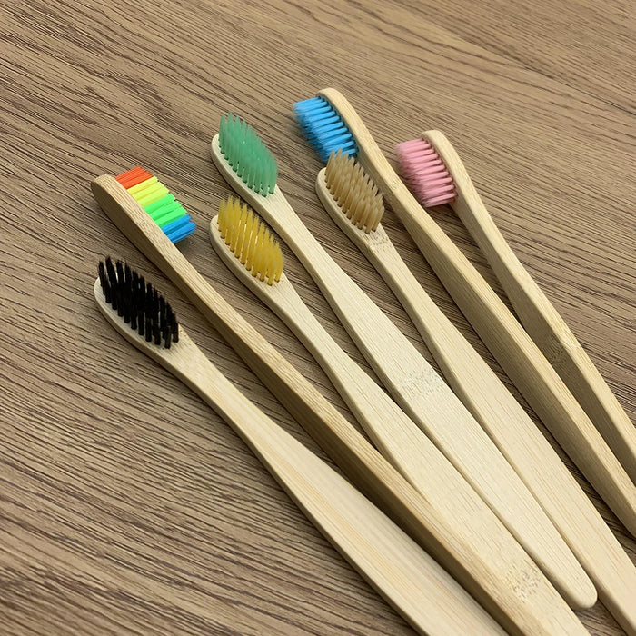 Eco friendly Bamboos Toothbrushes with Soft Bristles