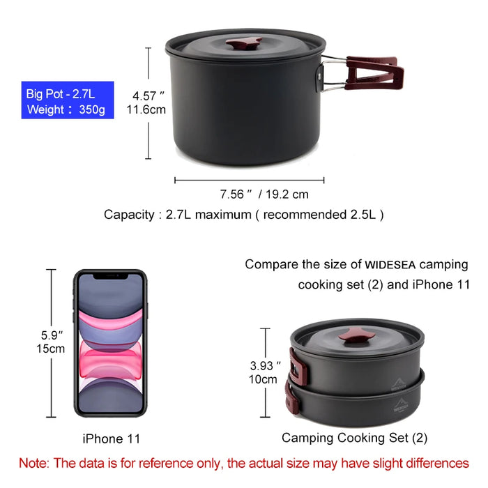 Portable Camping Cookware Set