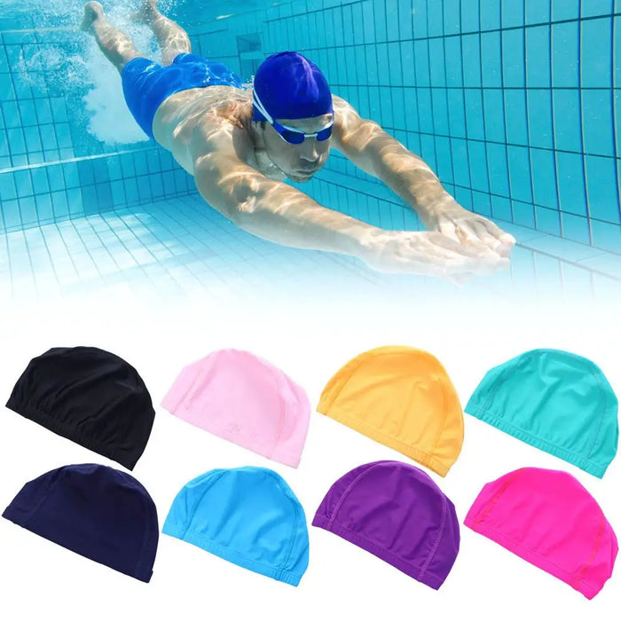 AquaFlow Long Hair Swimming Cap