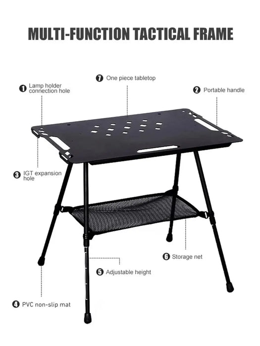 Camping IGT Tactical Table with Accessories
