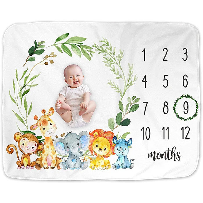 Premium Flannel Blanket for Baby Photography