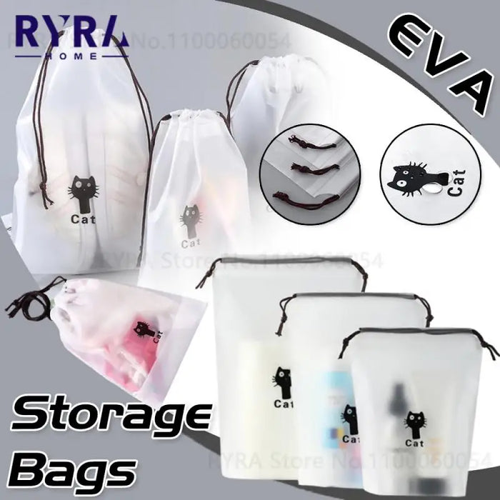 Eco Bags Anti-abrasion Transparent Storage Bag