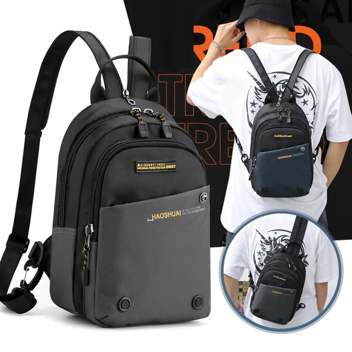 TrekTech Multi-Purpose Men's Crossbody Backpack