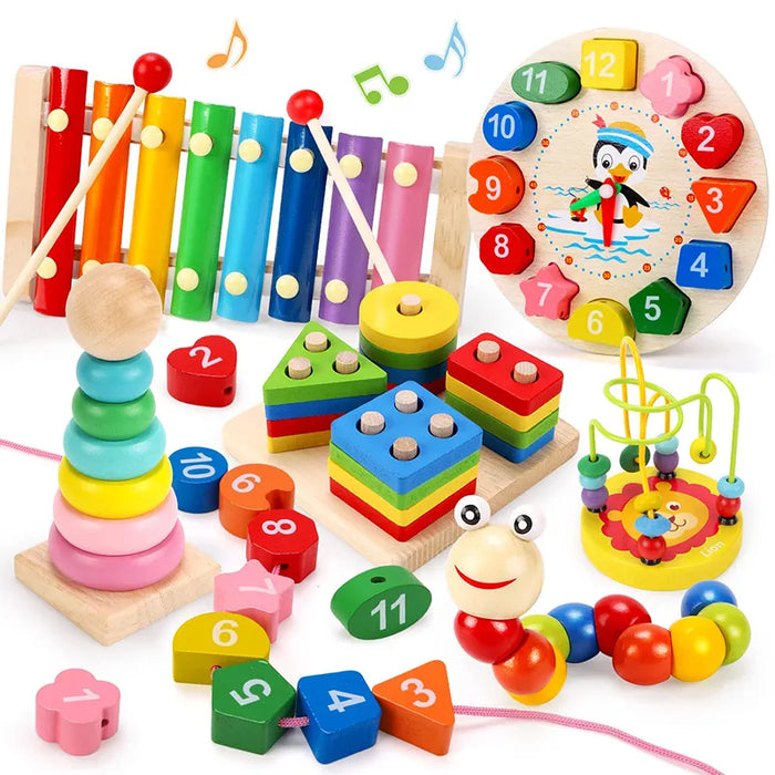 Montessori Wooden Toys set