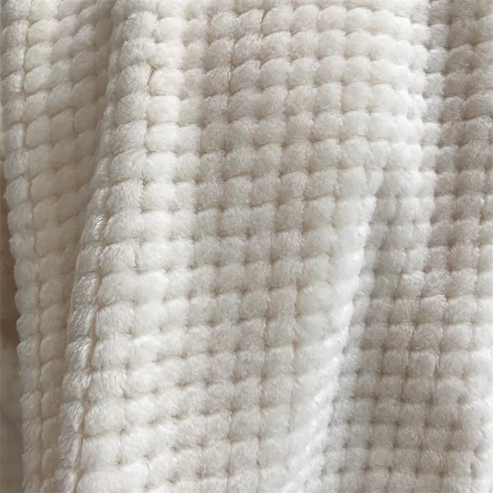 Coral Velvet Flannel Blanket