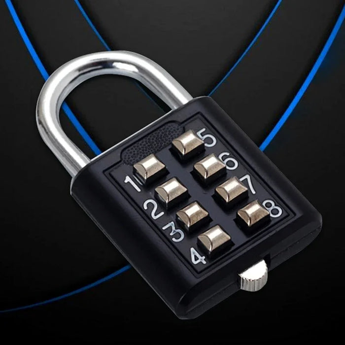 SecureGuard 8-Digit Combination Padlock