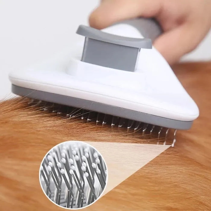 Self-Cleaning Pet Hair Remover Brush
