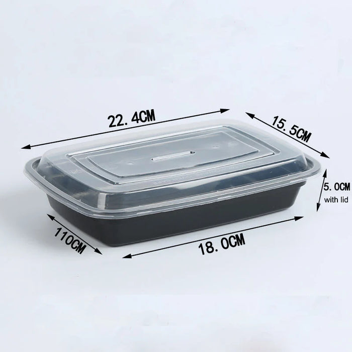 5-Pack Meal Prep Containers with Lids