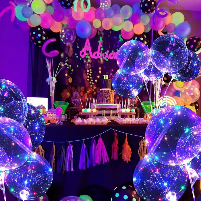 LED Luminous Bobo Balloons ( 10Pcs )