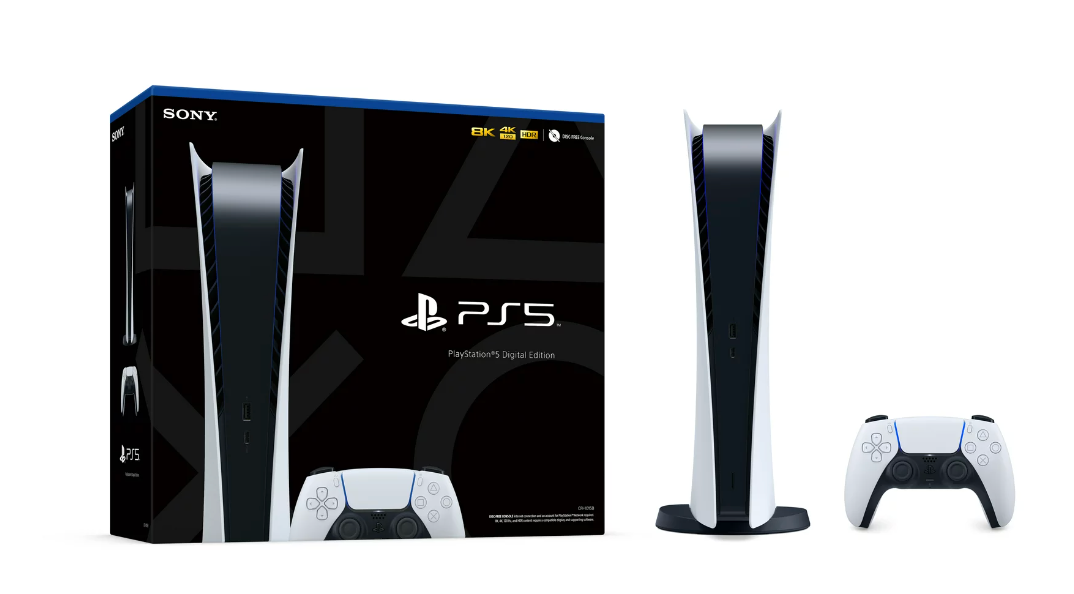Sony PlayStation 5, Digital Edition Video Game Consoles