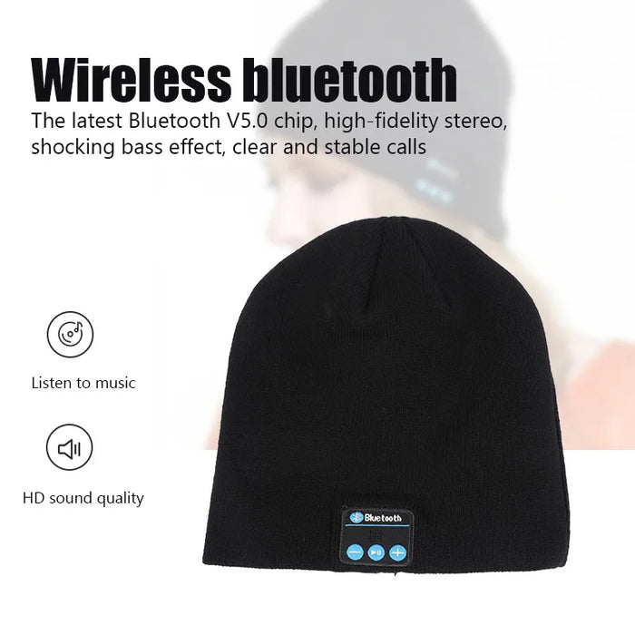 Wireless Bluetooth Headphones Beanie