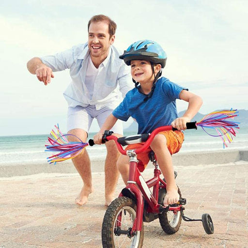 1 Pack Kids Bike Bell and 2 Pack Kids Bike Streamers for Children'S Bike Accessories (Pink, Red,& Blue)