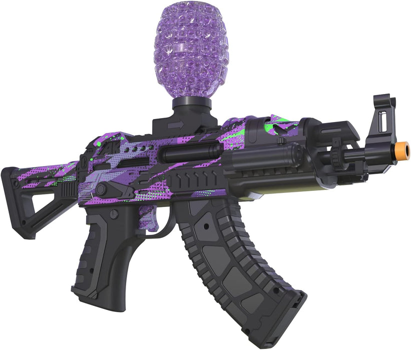 Electric Water Bead Blaster in Backyard Fun and Outdoor Games, Shoots Eco-Friendly Gel Balls for Boys and Girls Aged 16+, Adults Teens, (Purple)