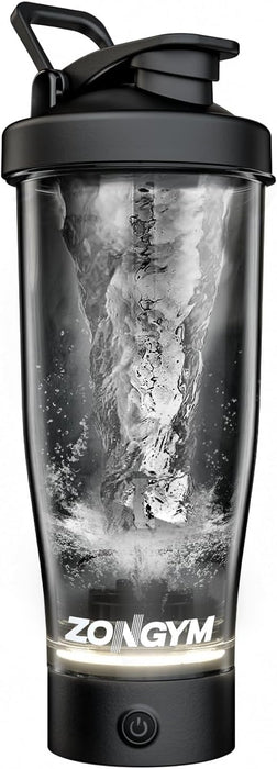 Electric Protein Shaker Bottle, 24 Oz USB Rechargeable Blender Bottles for Protein Mixes with BPA Free, Blender Accessories, Made with Tritan Portable Blender Cup