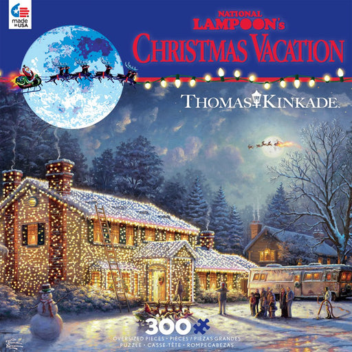 - Holiday Movies - Thomas Kinkade - National Lampoon'S Christmas Vacation - 300 Piece Jigsaw Puzzle
