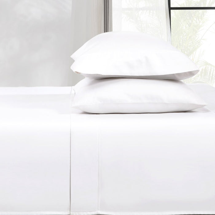 100% Cotton Queen Bed Sheets Set, 400 Thread Count Sateen