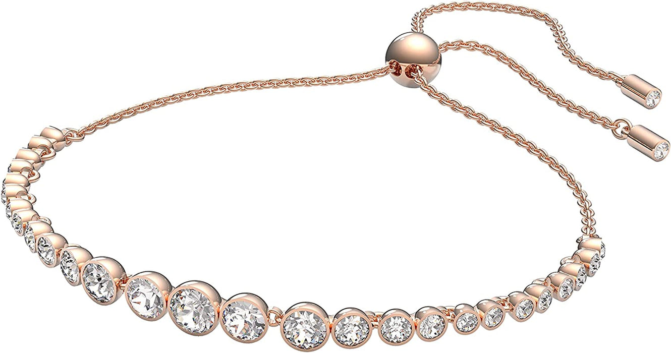 Emily Tennis Bracelet Jewelry Collection, Clear Crystals, Blue Crystals, Pink Crystals (Amazon Exclusive)