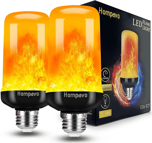 【Upgraded】 Flame Light Bulbs for Home Decor with Upside Down Effect