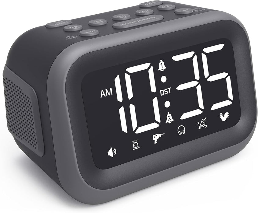 Super Loud Alarm Clock: 115dB Wake-Up Power