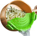 Clip on Strainer Silicone for All Pots and Pans, Pasta Strainer Clip on Food Strainer for Meat Vegetables Fruit Silicone Kitchen Colander
