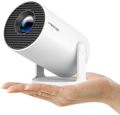2026 Upgraded HY300PRO Mini Projector with WiFi and Bluetooth, Portable Projector 4K Support, Auto Keystone, 180 Degree Rotation, Smart Proyector for Home Outdoor