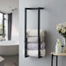 Towel Rack for Rolled Towels, Towel Rack for Bathroom,Wall Mounted Metal Bathroom Organizer, Bath Towel Holder Wall for 