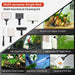 Aquarium Clean Tool 6 in 1 Fish Tank Cleaning Kit Algae Scraper Scrubber Pad Adjustable Long Handle Fish Tank Brush Clea