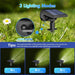 Solar Lights Outdoor Waterproof - 6 Pack (Cool White)