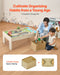 Wooden Train Activity Table with Storage Bin