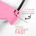 Stitch Gun for Clothes - Handheld Stitch Gun Quick Clothing Fixer - Tagging Gun - Includes 6 Needle, 1000 Black Fastener