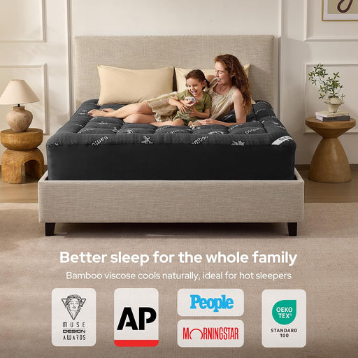 Queen Mattress Topper, Thick Soft Pillow Top Bed Topper