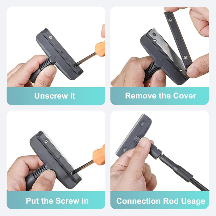 4IN1 Aquarium Cleaning Tools Long Handle Algae Scraper