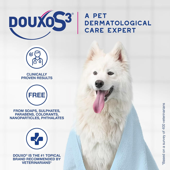 S3 Calm Dog Shampoo for Itchy Skin Relief, Dog Shampoo for Allergies and Itching, Soothes Itchy, Irritated or Allergic Skin For Dogs and Cats, 6.7 fl oz