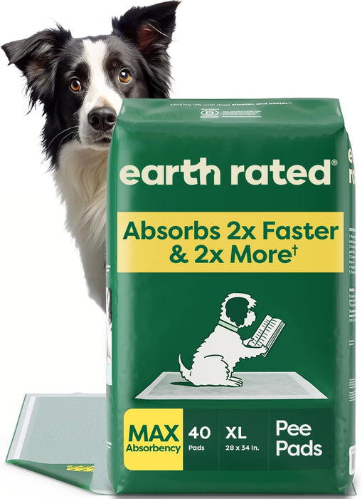XL Dog & Puppy Pee Pads, Discreet Top, Max Absorbency, 40CT