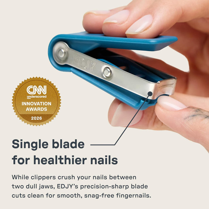 Fingernail Cutter Nail Cutter Stainless Steel Blue