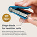 Fingernail Cutter Nail Cutter Stainless Steel Blue