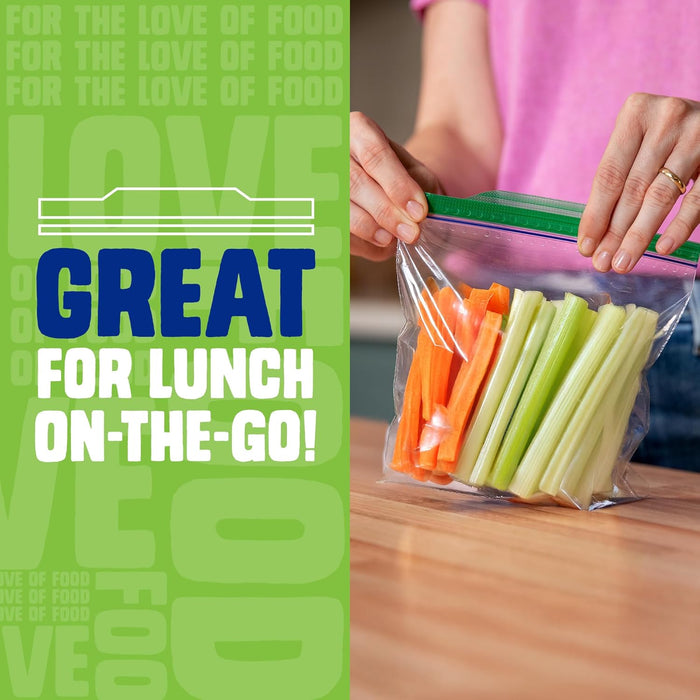 Sandwich & Snack Bags, Food Storage, Easy Open & Close, 270 Count