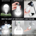 6 Pack Rechargeable Emergency Light Bulbs Battery Operated Bulb