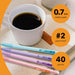 Xtra-Smooth Mechanical Pencils, 0.7 mm Medium Point, 40-Count