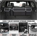 Car Trunk Organizer, Hanging Backseat Storage Bag, Black