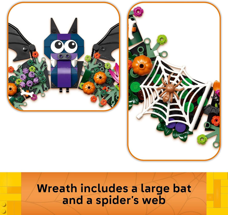 LEGO Halloween Wreath 40825