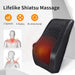 Back Massager with Heat, 3D Kneading Massage Pillow for Back, Neck, Shoulder, Leg Pain Relief Deep Tissue, Gifts for Women Men Mom Dad