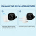 Adjustable Handheld Shower Holder Matte Black
