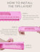 Hair Extension Holder for Styling and Storage