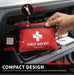 Travel First Aid Kit for Car - Small Mini Emergency Kit, 100 Piece Waterproof First Aid Kit for Home, Camping, Boat & Hi