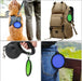 Dog Bowl Pet Collapsible Bowls, 2 Pack for Cats Dogs, Portable Pet Feeding Watering Dish for Walking Parking Traveling with 2 Carabiners (Small, Blue+Green)