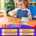 Sensory Fidget Magnet Toys for Kids: Silicone Magnetic Sliders Stress Fidgets for Autism, Stress Small Texture Fidget Toys for Classroom Prizes, Adults Office Desk / Portable Travel Must Haves, Gifts