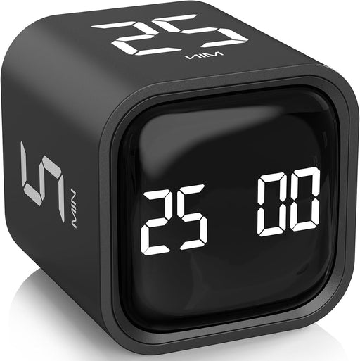 Rotating Productivity Timer 5/25/10/50, Desk Flip Timer, ADHD Tool