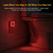 2 Pack Plug in Red Night Light with Motion Sensor and Light Sensor