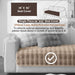 Soft Plush Faux Fur Couch Cover, Thick Warm Fuzzy Sectional Sofa Covers for 3 Cushion Couch Sofa L Sharped Sofa Non Slip Slipcover, Furniture Protector Covers for Pets(1 PCS 36"x82" Khaki)